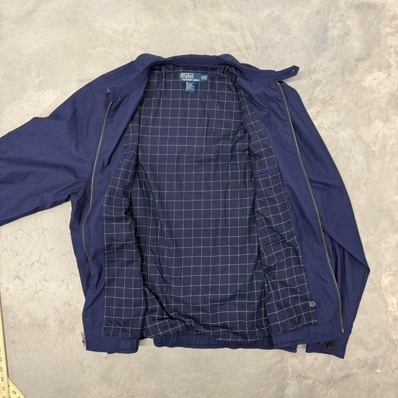 Vintage polo Harrington zip up jacket size XL ralph lauren preppy - Picture 6 of 7